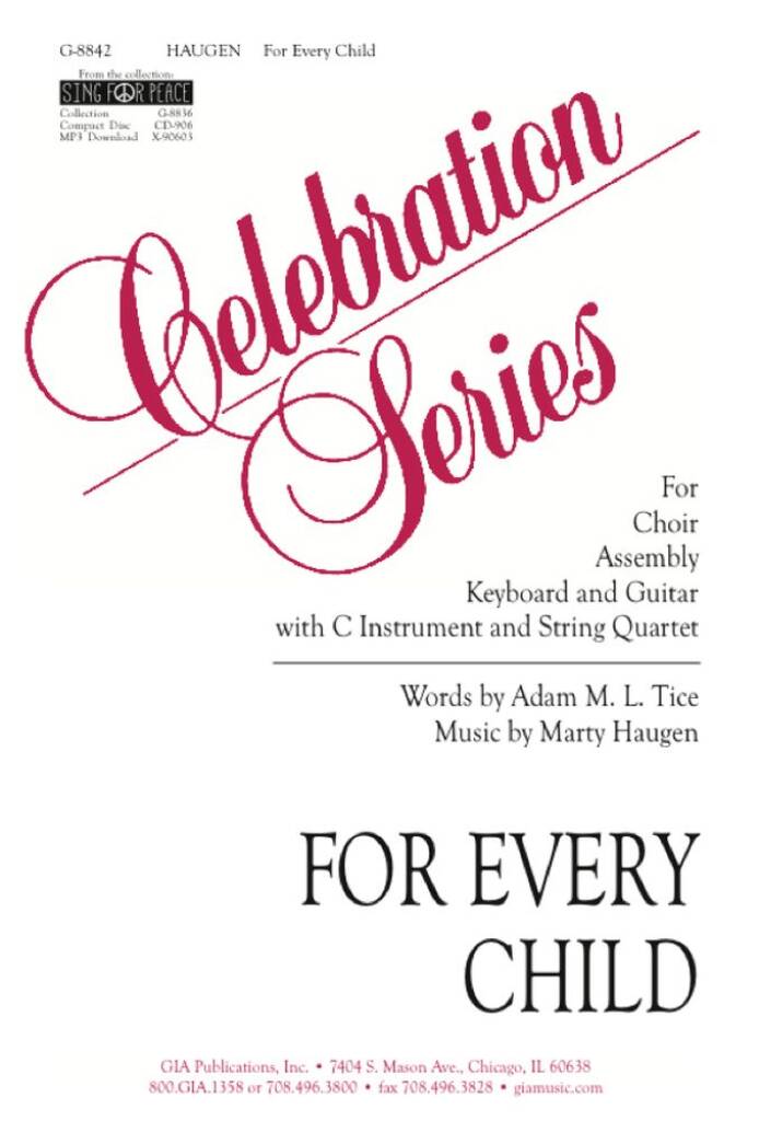 For Every Child - Instrument edition